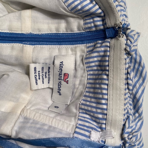 Vineyard Vines W's seersucker dress, size 0 - Picture 3 of 3